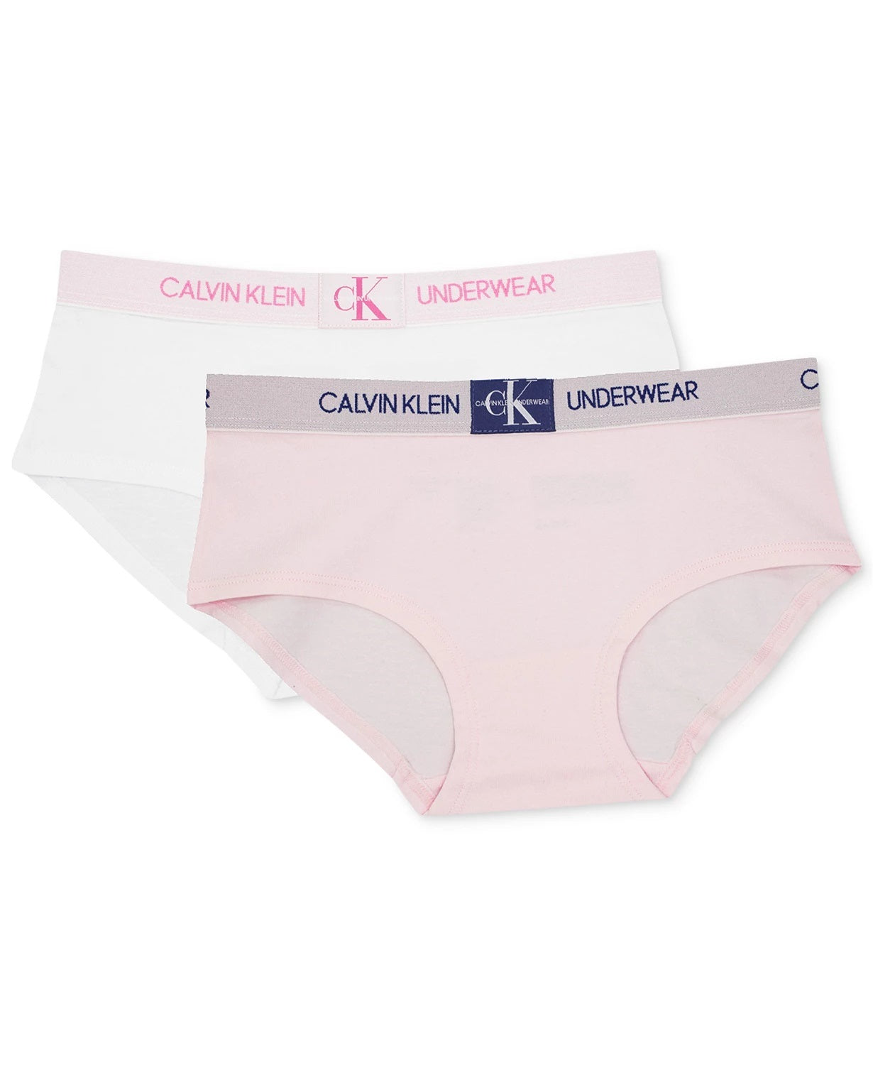 Calvin Klein Girl's MonogramHipster Underwear Pink Size Medium