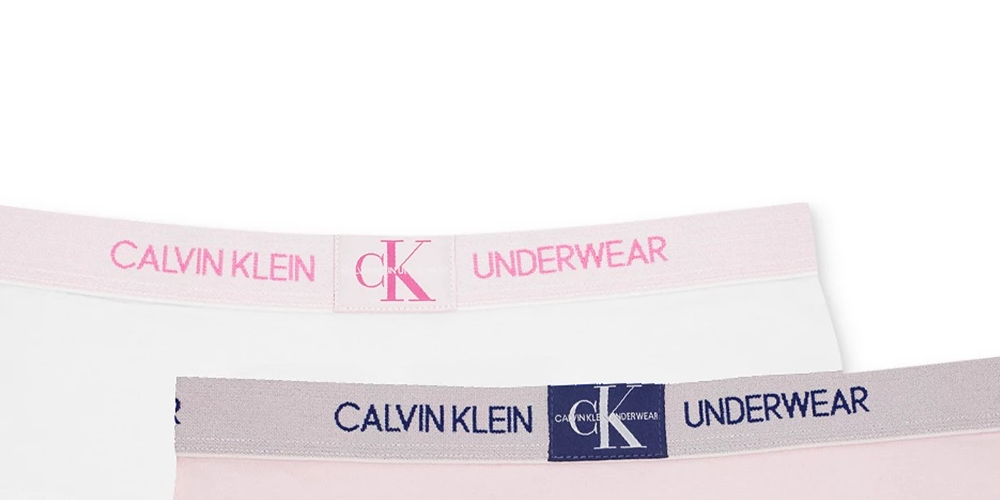 Calvin Klein Girl's MonogramHipster Underwear Pink Size Medium