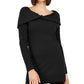 INC International Concepts Women's Cashmere Boat Neck Tunic Sweater Black Size X-Large