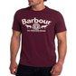 Barbour Men's Max Logo Graphic T-Shirt Red Size XX-Large