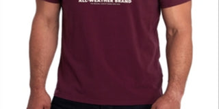 Barbour Men's Max Logo Graphic T-Shirt Red Size XX-Large