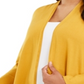Alfani Women's Plus Tie Sleeve Cardigan Mustard  Size 0X