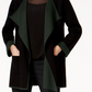 Alfani Women's Colorblocked Open Front Cardigan Green Size X-Small