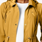 Charter Club Women's Water Resistant Hooded Anorak Jacket Yellow Size Petite S