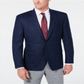 Lauren Ralph Lauren Men's Classic-Fit UltraFlex Stretch Navy Plaid Windowpane Sport Coat Navy Size 46