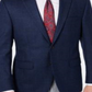 Lauren Ralph Lauren Men's Classic-Fit UltraFlex Stretch Navy Plaid Windowpane Sport Coat Navy Size 46