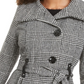 Madden Girl Junior's Drama Skirted Coat Gray Size XX-Large