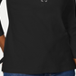 Karen Scott Women's Cotton Lace Up Shirt Black Size Small