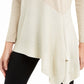 Alfani Women's Long Sleeve Boat Neck Top Brown Size Petite Small