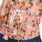 INC International Concepts Women's Cotton Lace Up Flutter Top Orange Size 2X