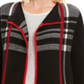 Charter Club Women's Open Front Cardigan Black Size Petite Large