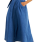 INC International Concepts Women's Smocked Denim Midi Dress Blue Size 2