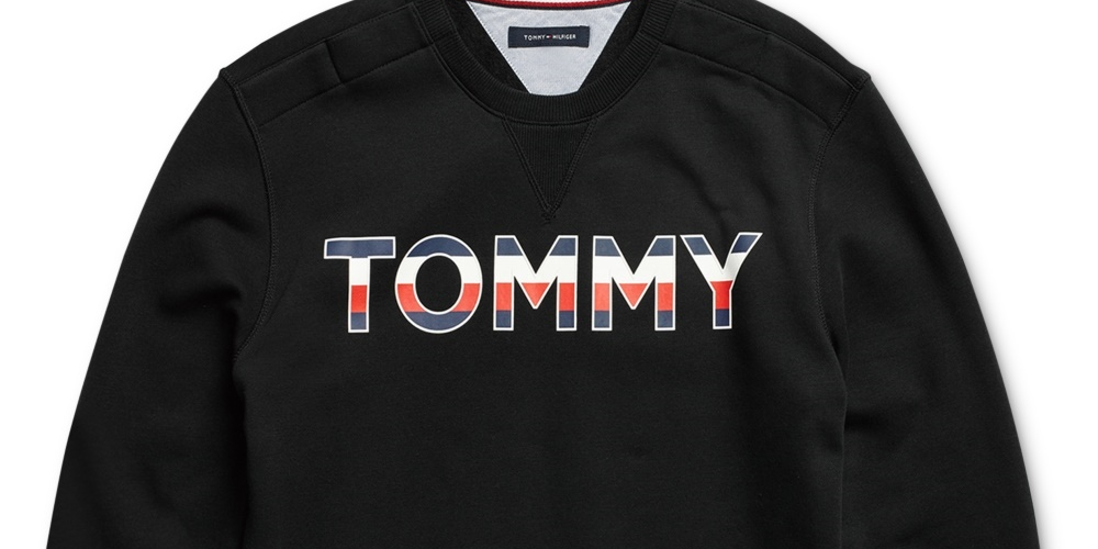 Tommy Hilfiger Men's Adaptive Tried And True Sweatshirt With Velcro Closure Gray Size X-Large