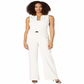 Ralph Lauren Women's Belted Crepe Jumpsuit Beige  Size 4