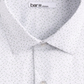 Bar III Men's Dot Print Button Down Dress Shirt White Size XL