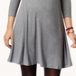 Style & Co Women's Swing Dress Gray Size Medium