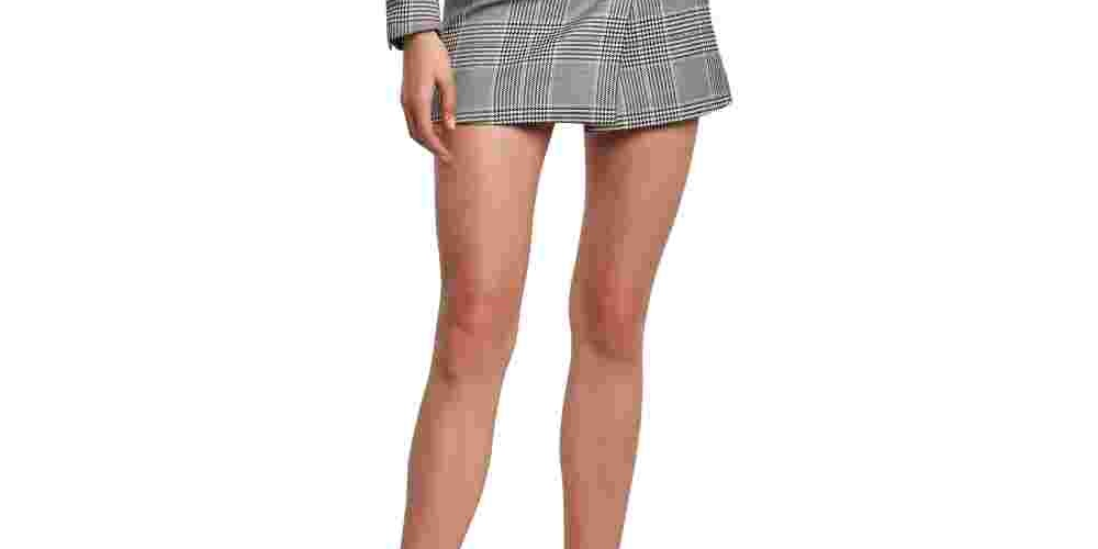 Bardot Women's Blazer Minidress Gray Size X-Large