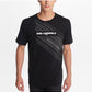 Karl Lagerfeld Paris Men's Crew Neck T-Shirt With Printed Logo And Emroidered Details Black Size XX-Large