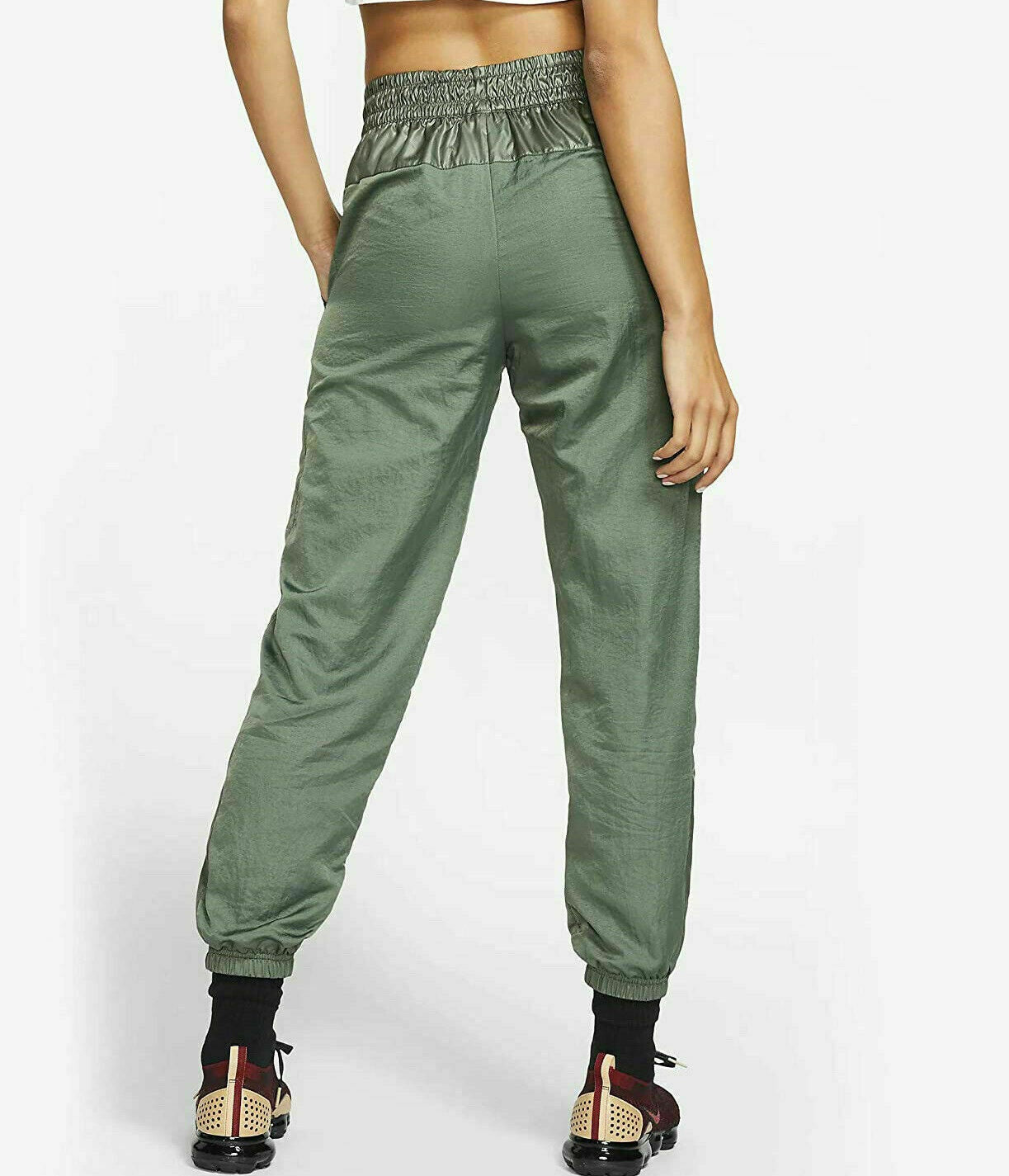 Nike Women's Sportswear Woven Cargo Pants Green Size X-Large