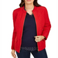 Charter Club Women's Quilted Jacket Red Polish Size -Petite XL