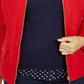 Charter Club Women's Quilted Jacket Red Polish Size -Petite XL