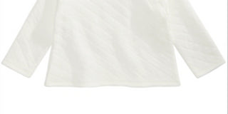 First Impressions Baby Girl's Quilted Sweater White Size 0-3 MOS