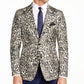 Tallia Men's Metallic Animal Print Sportcoat Gold Size XL