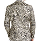 Tallia Men's Metallic Animal Print Sportcoat Gold Size XL
