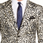 Tallia Men's Metallic Animal Print Sportcoat Gold Size XL