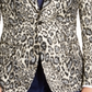 Tallia Men's Metallic Animal Print Sportcoat Gold Size XL