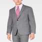 Ralph Lauren Men's Classic Regular Fit UltraFlex Stretch Sharkskin Suit Jacket Gray Size 46X39.5