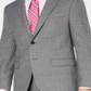 Ralph Lauren Men's Classic Regular Fit UltraFlex Stretch Sharkskin Suit Jacket Gray Size 46X39.5
