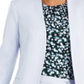Calvin Klein Women's Open Front Topper Jacket Light Blue Size 0