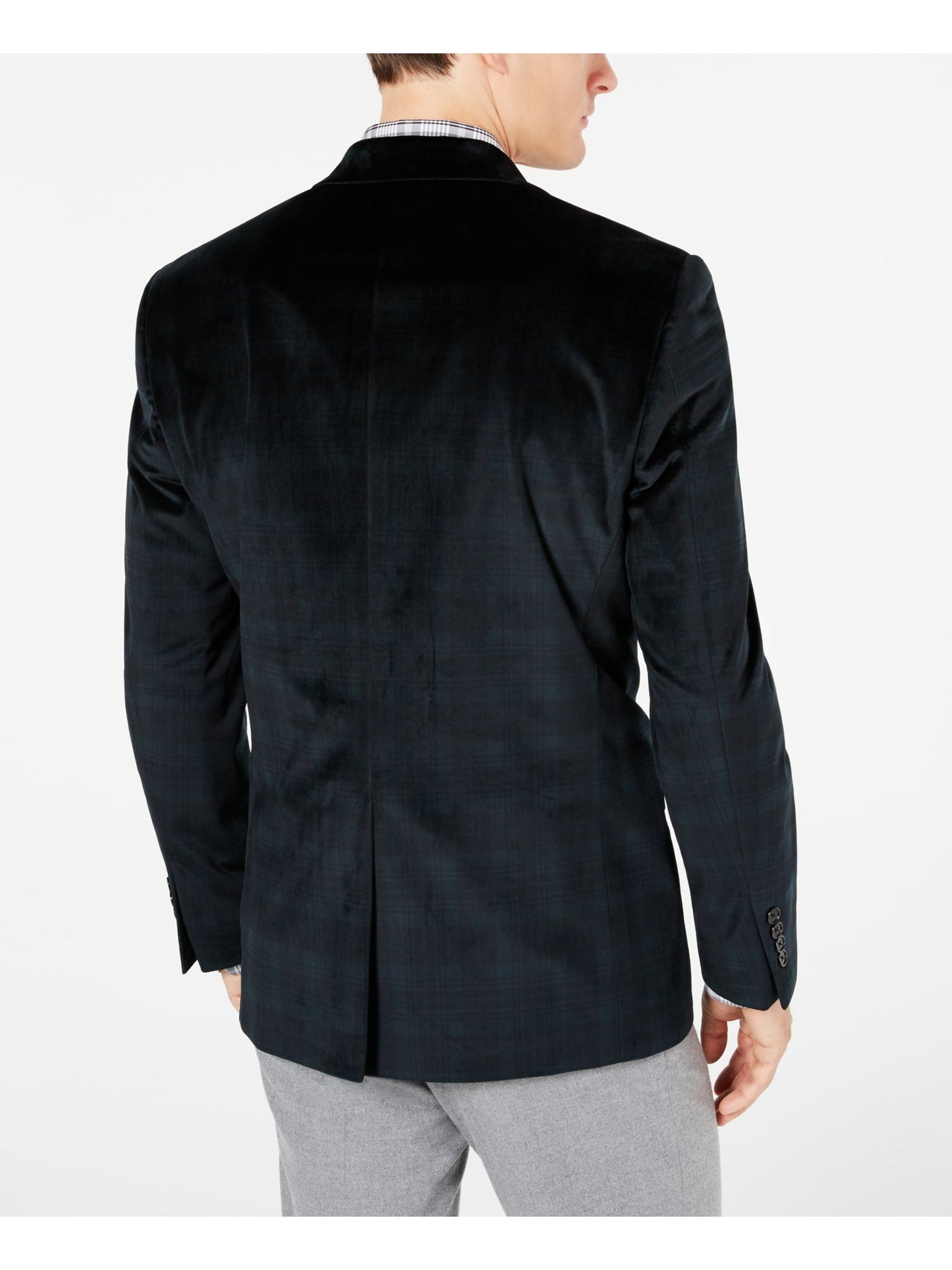 Ralph Lauren Men's Green Plaid Sport Coat Green Size 40