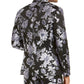 INC International Concepts Men's Metallic Floral Jacquard Slim Fit Blazer Black Size 2XLT