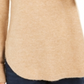 Style & Co Women's Cowlneck Sweater Brown Size -Petite S