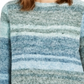 Style & Co Women's Striped Long Sleeve Sweater Green Size Petite Small