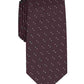 Alfani Men's Slim Geometric Tie Wine Size Regular