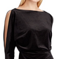 Ralph Lauren Women's Glitter Long Sleeve Jewel Neck Knee Length Sheath Cocktail Dress Black Size 18