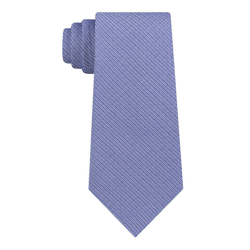 Van Heusen Men's Neck Tie Stripe Skinny Slim Silk Accessory Purple Size Regular