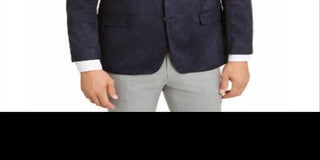 Lauren Ralph Lauren Men's Classic-Fit Faux-Suede Sport Coat Navy Size 36