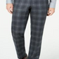 Ralph Lauren Men's Ultra Flex Plaid Dress Pants Black Size 36W