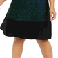 Taylor Women's Plus Size Animal Print Sweater Dress Green Size XXX-Large