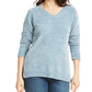 Karen Scott Women's Turquoise Long Sleeve V Neck Sweater Blue Size Petite Small