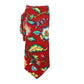 Bar III Men's Crown Floral Skinny Business Neck Tie Red Size Regular