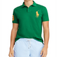 Ralph Lauren Men's Patchwork Collar Polo Green Size XX-Large
