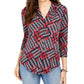 Charter Club Women's 3/4 Sleeve Top Blue Size X-Small