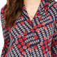 Charter Club Women's 3/4 Sleeve Top Blue Size X-Small