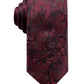 Ryan Seacrest Distinction Men's Glendo Silk Floral Neck Tie Red Size Regular