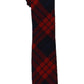 Bar III Men's Clove Plaid Professional Neck Tie Red Size Regular